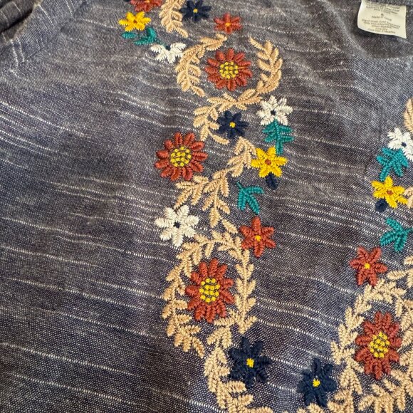 Cracker Barrel Old Country Store Linen Blend Top Size S - Picture 5 of 11